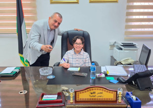 رئيساً لبلدية طولكرم ليوم.. صابر يُحقق أمنيته!
