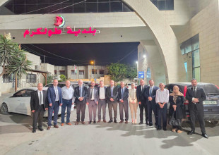 زيارة رئيس بلدية الخليل م. يوسف الجعبري ووفد من المجلس البلدي لبلدية طولكرم