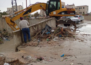 اعمال ميدانية للتعامل مع تداعيات المنخفض الجوي الحالي