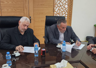 توقيع اتفاقية مدرسة الدكتور حسن خريشي في طولكرم