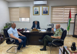 زيارة مدير هيئة التوجيه الوطني والمعنوي في محافظة طولكرم