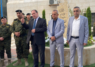 مشاركة رئيس بلدية طولكرم أ. نصر فقها في مراسم عيد الأضحى المبارك