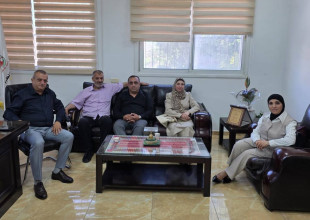 استقبال وفد من مدراء مكاتب الضريبة في محافظة طولكرم