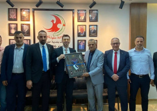 استقبال وفد من الإدارة الإقليمية للبنك الوطني