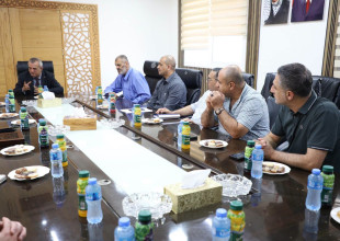 بلدية طولكرم تستقبل رئيس مجلس إدارة ومدير عام الشركة الفلسطينية لنقل الكهرباء