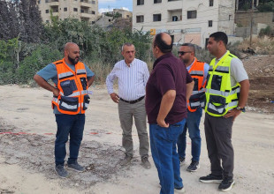 تفقد مشروع إعادة تأهيل وتعبيد شارع السكة