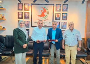 توقيع اتفاقية تعاون وشراكه بين بلديتي طولكرم وباقة الشرقية