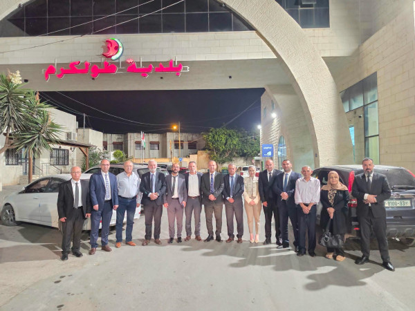 زيارة رئيس بلدية الخليل م. يوسف الجعبري ووفد من المجلس البلدي لبلدية طولكرم