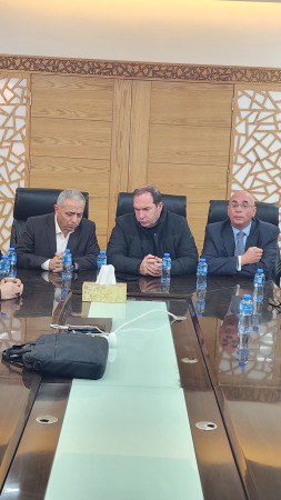 زيارة عطوفة محافظ محافظة طولكرم لدار البلدية