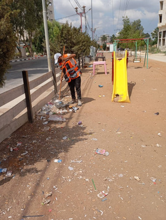 تكثيف أعمال النظافة في مدينة طولكرم