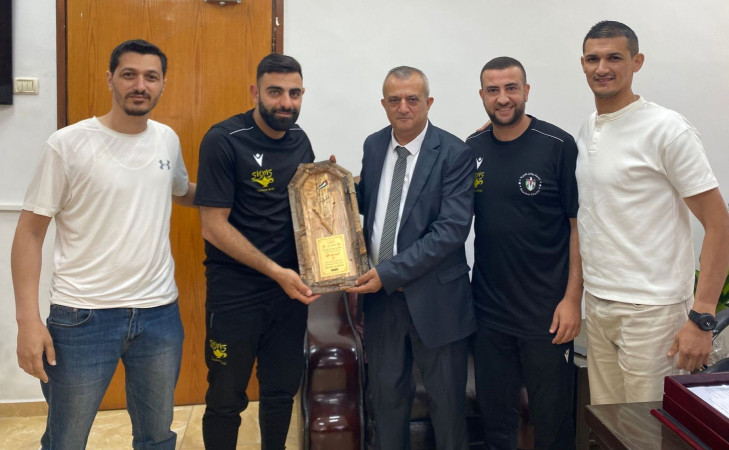 زيارة وفد من جمعية رواحل الخيرية لبلدية طولكرم