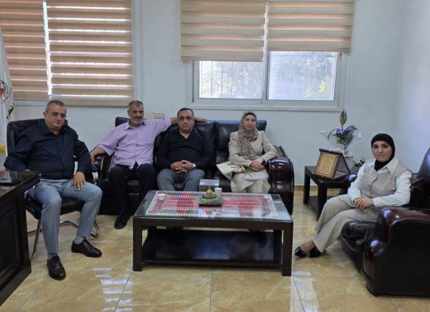 استقبال وفد من مدراء مكاتب الضريبة في محافظة طولكرم