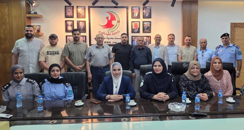 استقبال  وفد من لجنة العلاقات العامة في المؤسسة الأمنية