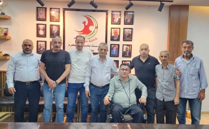 استقبال  وفداً من الاتحاد العام لجرحى فلسطين "فجر" &ndash; فرع طولكرم،